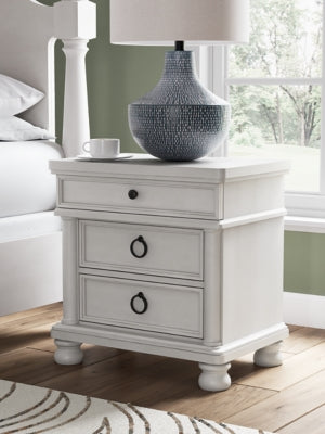 Ashley Chadworth Antique White Nightstand