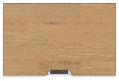 Benchcraft Ashbryn White Natural Nightstand