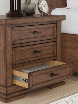 Ashley Taffenbrook Medium Brown Nightstand