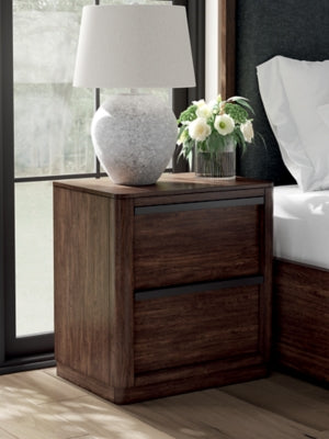 Ashley Kendamor Dark Brown Nightstand