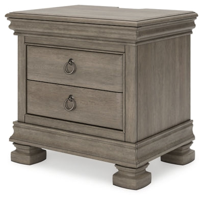 Ashley Lexorne Gray Nightstand