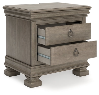 Ashley Lexorne Gray Nightstand