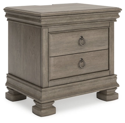 Ashley Lexorne Gray Nightstand