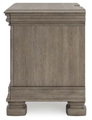Ashley Lexorne Gray Nightstand