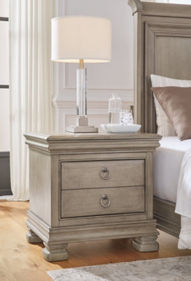 Ashley Lexorne Gray Nightstand
