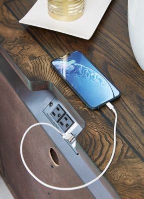 Ashley Maylee Dark Brown Nightstand