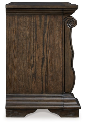 Ashley Maylee Dark Brown Nightstand