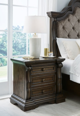 Ashley Maylee Dark Brown Nightstand