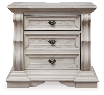 Ashley Andonhall Antique White Nightstand
