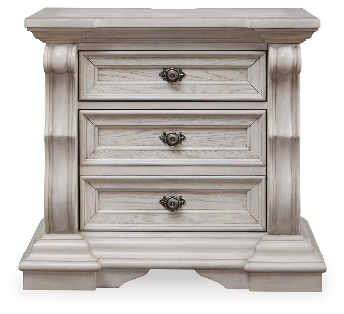 Ashley Andonhall Antique White Nightstand