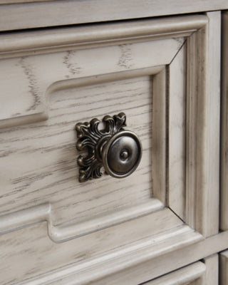 Ashley Andonhall Antique White Nightstand