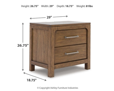 Ashley Cabalynn Light Brown Nightstand