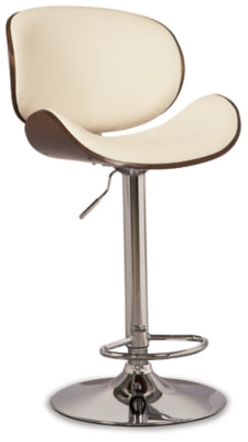 Ashley Bellatier Bone Adjustable Height Bar Stool