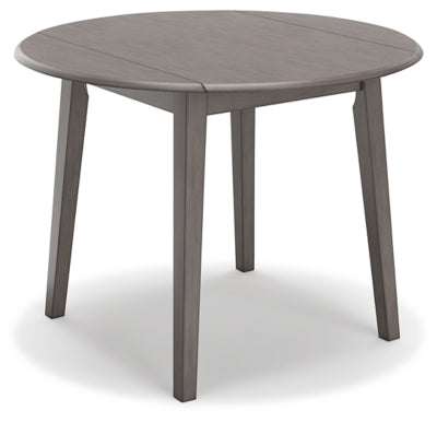 Ashley Shullden Gray Drop Leaf Dining Table