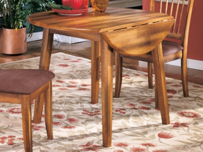 Ashley Berringer Rustic Brown Dining Drop Leaf Table
