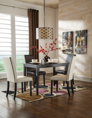 Ashley Kimonte Dark Brown Dining Chair (Set of 2)
