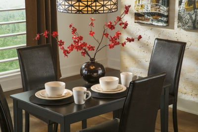Ashley Kimonte Dark Brown Dining Chair (Set of 2)