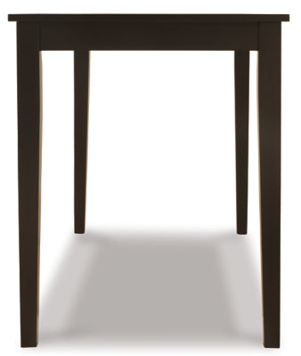 Ashley Kimonte Dark Brown Dining Table