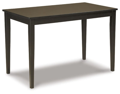 Ashley Kimonte Dark Brown Dining Table