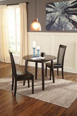 Ashley Hammis Dark Brown Dining Drop Leaf Table