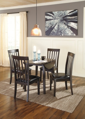 Ashley Hammis Dark Brown Dining Drop Leaf Table