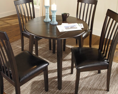 Ashley Hammis Dark Brown Dining Drop Leaf Table