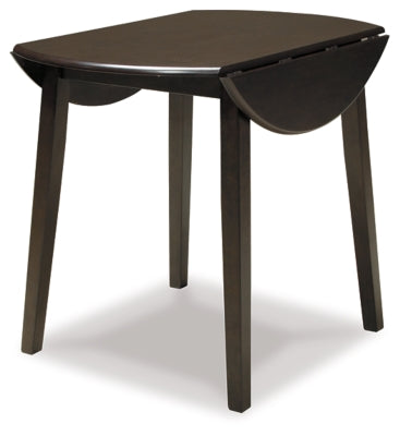 Ashley Hammis Dark Brown Dining Drop Leaf Table