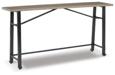 Ashley Lesterton Light Brown Black Long Counter Table