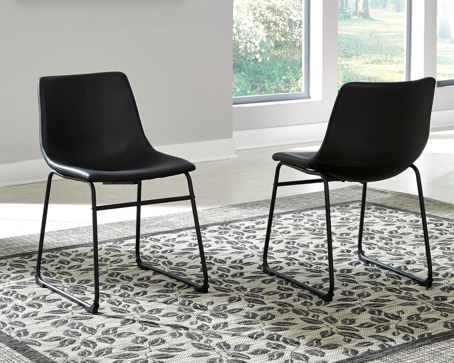 Ashley Centiar Black Dining Chair (Set of 2)