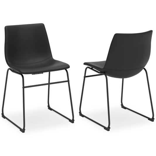 Ashley Centiar Black Dining Chair (Set of 2)