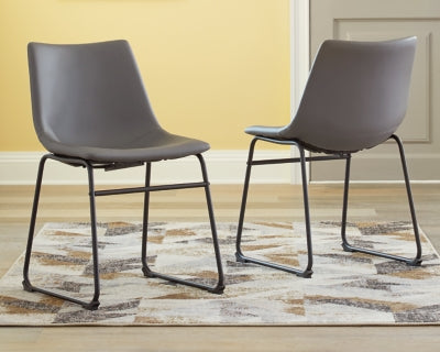 Ashley Centiar Gray Dining Chair (Set of 2)