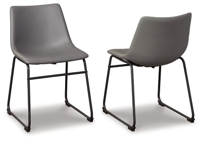 Ashley Centiar Gray Dining Chair (Set of 2)