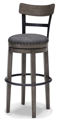 Ashley Caitbrook Gray Bar Height Bar Stool