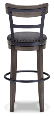 Ashley Caitbrook Gray Bar Height Bar Stool