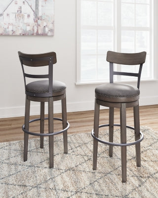 Ashley Caitbrook Gray Bar Height Bar Stool
