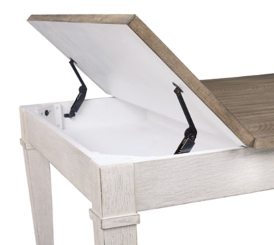 Ashley Skempton White Light Brown Dining Table