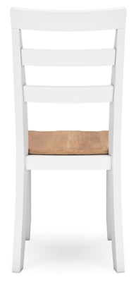 Ashley Gesthaven Natural White Dining Chair (Set of 2)