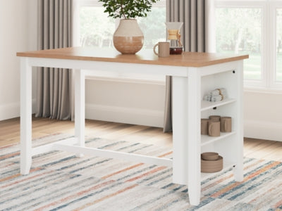Ashley Gesthaven Natural White Counter Height Dining Table