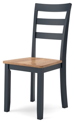 Ashley Gesthaven Natural Blue Dining Chair (Set of 2)