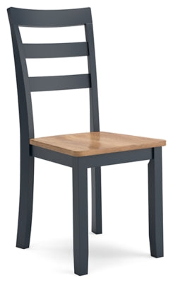 Ashley Gesthaven Natural Blue Dining Chair (Set of 2)