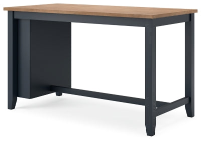 Ashley Gesthaven Natural Blue Counter Height Dining Table