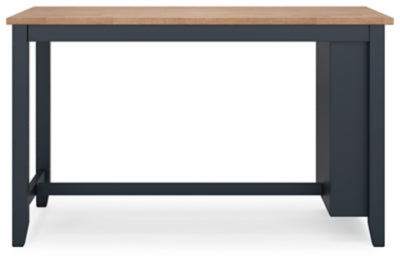 Ashley Gesthaven Natural Blue Counter Height Dining Table