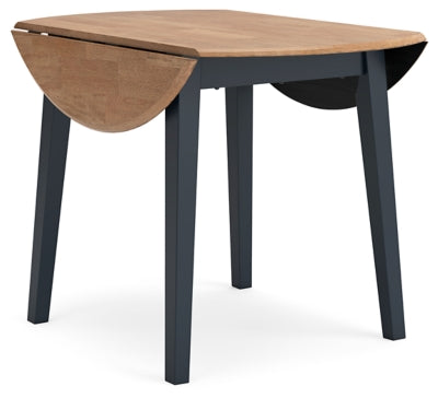 Ashley Gesthaven Natural Blue Dining Drop Leaf Table