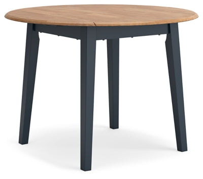 Ashley Gesthaven Natural Blue Dining Drop Leaf Table
