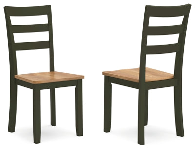 Ashley Gesthaven Natural Green Dining Chair (Set of 2)