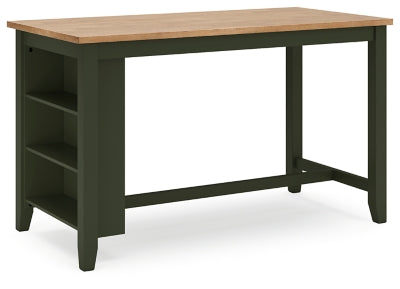 Ashley Gesthaven Natural Green Counter Height Dining Table