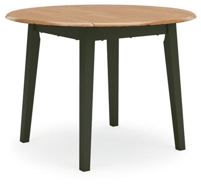Ashley Gesthaven Natural Green Dining Drop Leaf Table