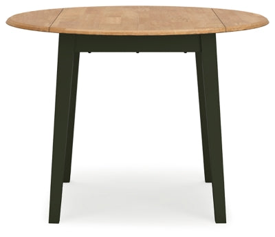 Ashley Gesthaven Natural Green Dining Drop Leaf Table