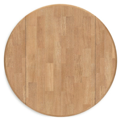 Ashley Gesthaven Natural Green Dining Drop Leaf Table