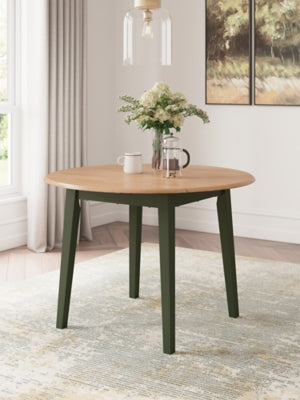 Ashley Gesthaven Natural Green Dining Drop Leaf Table
